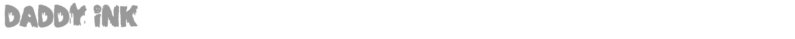 Daddy Ink font preview